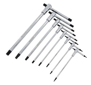 Sliding T-Handle Hex Wrench Set With Long Handle 8pc : 2-10mm - Picture 1 of 2