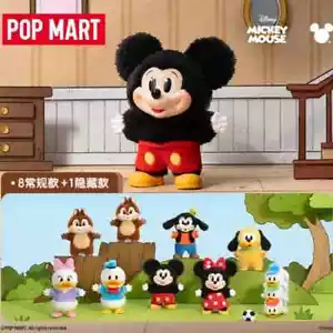 Authentischer Pop Mart Mickey Familie süß zusammen Schlüsselanhänger Serie Blindbox Figur - Bild 1 von 33
