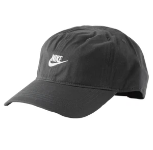 Nike Youth Heritage 86 Swoosh Cap Futura Strapback Baseball Hat Size 4 - 7 Gray - Picture 1 of 3