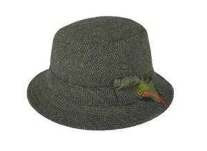 Hanna Hats Irish Walking Hats Donegal Tweed 100% Wool Made in Ireland X-Large - Picture 1 of 1