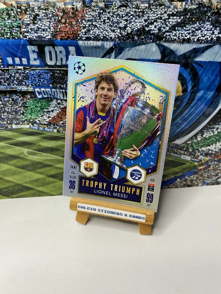 Topps Match Attax 2024/25 2025 Lionel Messi Barcelona Trophy Triumph Legend Card - Image 1 of 1