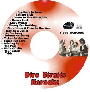 CUSTOM KARAOKE DIRE STRAITS 15 GREAT SONG cdg CD+G HARD-TO-FIND - Picture 1 of 2