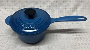 Le Creuset Signature Gusseisen 1,75 Quart Topf Kochtopf hellblau #16 - Bild 1 von 19