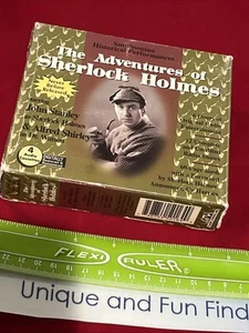 The Adventures Of Sherlock Holmes 1947 Audio Cassette Set Smithsonian Historical - Picture 1 of 8