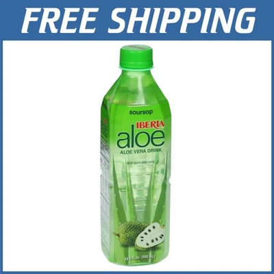 Bebida de aloe de guanábana con pulpa de aloe vera, 16,9 fl oz x 24 Foto 1 de 4