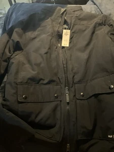 Abercrombie & Fitch Men's Thermo Peak Shell Lined Jacket Black S Water Repellent - Picture 1 of 9