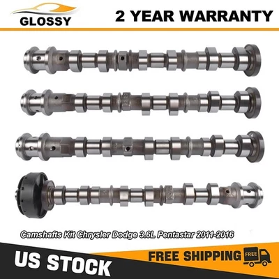 Árboles de levas 4 piezas para Chrysler Dodge Jeep Ram 1500 3,6 L V6 Pentastar 2011-2016++++ Foto 1 de 4