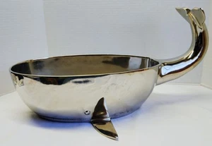 Vintage Huge Whale Ice Bucket Beverage Holder BBQ Party Centerpiece Aluminum - Picture 1 of 16