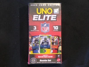 2025 Uno Elite Core Edition NFL Football Factory Sealed 3-Pack Booster Box!!! - Bild 1 von 2