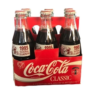 1993 National Champions Jan. 1, 1994 FSU 18 vs Nebraska 16 Coca-Cola 6 Pack. #4 - Picture 1 of 5