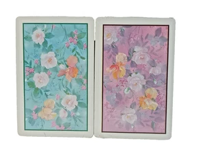 Water Color Flowers Playing Cards Bridge Double Deck  Cello  Sealed - Picture 1 of 9