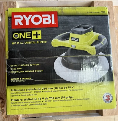 RYOBI ONE+ 18V Cordless 10 in. Variable Speed Random Orbit Buffer (Tool Only) - Image 1 of 2