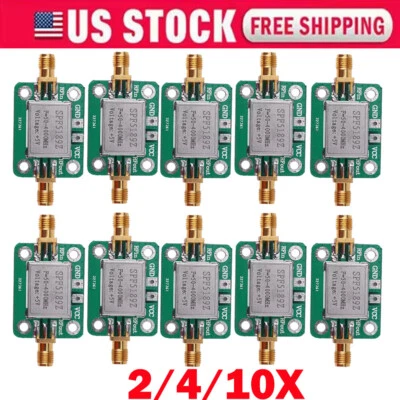 2/4/10x LNA 50-4000 MHz RF Low Noise FM Amplifier Signal Receiver SPF5189 NEW - Image 1 of 4