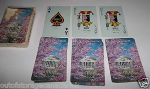 Vintage Washington Delta Air Lines Hoyle Stancraft Products Playing Cards - Picture 1 of 4