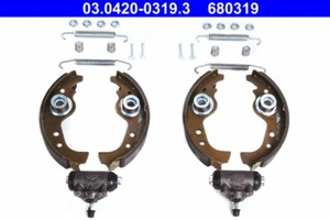 BRAKE SHOE SET ATE 03.0420-0319.3 REAR AXLE FOR ABARTH,AUTOBIANCHI,FIAT,LANCIA,N - Picture 1 of 2