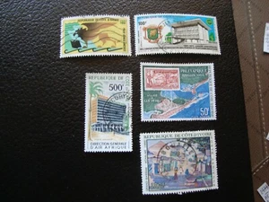 COTE D IVOIRE - timbre yvert/tellier aerien n° 37 41/42 53/54 obl (A50) - Picture 1 of 1
