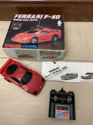 Taiyo Mini Ferrari F40 Rc Car vintage 1/20 no Nikko Tyco  - Immagine 1 di 4