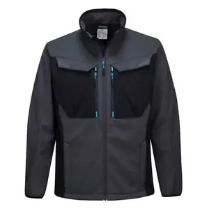 Portwest WX3 Showerproof Polarfleece/Softshell Metal Grey Jacke #T750 - Bild 1 von 1