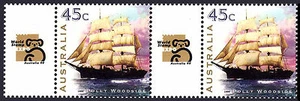 Polly Woodside 1999 pair with Koala A99 tabs. Perfect MNH • FREE POSTAGE • - Bild 1 von 1