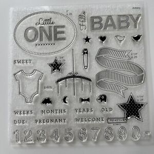 CLOSE TO MY HEART D1675 GEORGIE SCRAPBOOKING WORKSHOP STAMP SET CTMH BABY