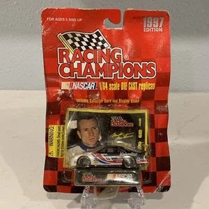RACING CHAMPIONS- MARK MARTIN REPLICA DIECAST RACE CAR 1/64 DISPLAY STAND CARD - Picture 1 of 7
