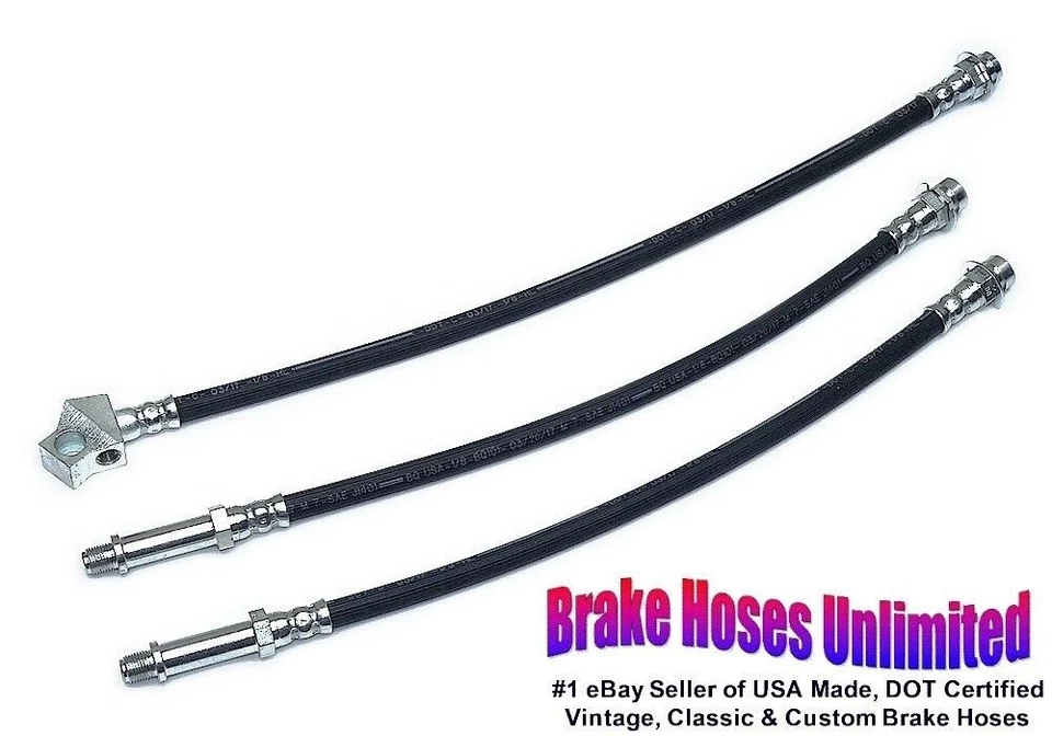  BRAKE HOSE SET Ford Fairlane 1966, except Station Wagon - Image 1 of 1