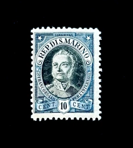 SAN MARINO Stamp - 1925 Antonio Onofri 10c Sn 97 Mint OG VLH r63 - Picture 1 of 2