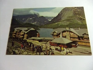 Glacier National Park Many Glacier Hotel Montana Postcard - Picture 1 of 10