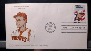 Vintage Pittsburgh Pirates Roberto Clemente 1st Day Of Issue Envelope & Stamp - Picture 1 of 1