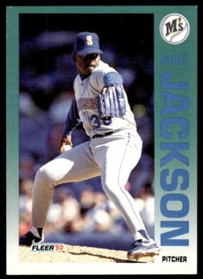 1992 Fleer Baseball Card Mike Jackson Seattle Mariners #282 - Image 1 of 2