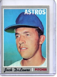 1970 TOPPS #382 JACK DILAURO HOUSTON ASTROS (ROOKIE CARD) - Picture 1 of 2