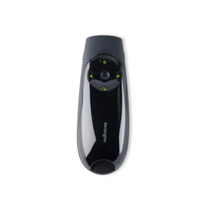Kensington Wireless Presenter Expert Green Laser Remote w/ USB Receiver Black - image 1 of 4