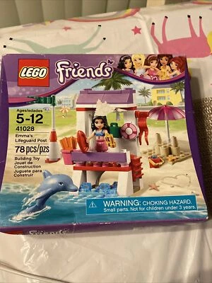 Lego Friends Emma's Lifeguard Post 41028 Emma Mini Figura NUEVA CAJA SELLADA COMO ESTÁ Foto 1 de 2