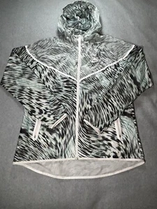 Nike Laufjacke Herren XL Regenmantel wasserdicht geometrisch Radfahren reflektierend - Bild 1 von 13