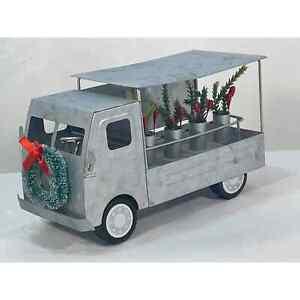 Target Wondershop Market Van Galvanized Metal Truck Christmas Decoration 8"L