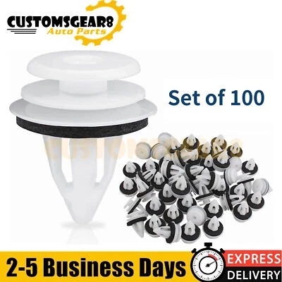 100X Door Panel Clips For BMW 325i 325Ci 330i  525i 530i 328i 318is 528i 740i - Image 1 of 4