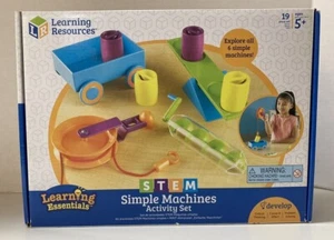 Learning Resources Simple Machines Activity Set STEM 19 Piece Set Complete Age5+ - Picture 1 of 12