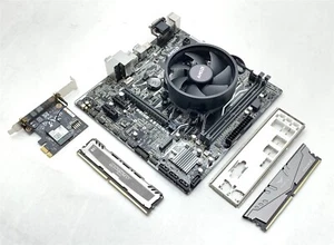 ASUS PRIME A320M-K Motherboard mATX AM4 AMD Ryzen 5 2400G 3.60GHz 16GB VEGA I/O - Photo 1/11