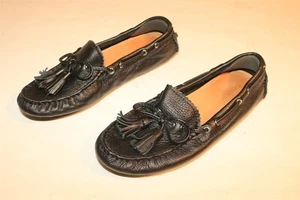 COACH - Zapatos mocasines para mujer Nadia con borla negra - TALLA 5,5 B - Imagen 1 de 3
