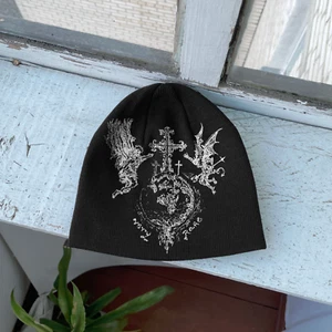 Beanie Mütze Y2k Alt Grunge Streetwear 1 von 1 Custom Punk Avantgarde Japan Style - Bild 1 von 5