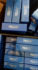 Blue PCGS Holder Storage Box "Used" Holds 20 PCGS Slabbed Coins - SHIPS FREE NOW - Picture 1 of 3
