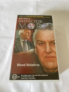 Inspector Morse-Blood-Relatives-2 Episodes-2 Tapes.Video VHS. - Picture 1 of 1