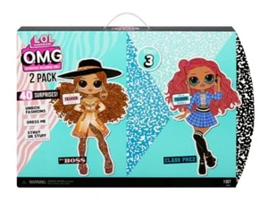L.O.L Surprise OMG Modepuppen Da Boss & Class Prez 2er-Pack 40 Überraschungen - Bild 1 von 9