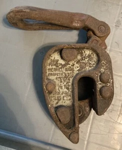 Herramienta de elevación de agarre de placa Merrill Bros. Volz 0-5/8" agarre SWL 1/2 tonelada de capacidad - Imagen 1 de 11
