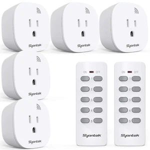 Remote Control Outlet Wireless Light Switch for Household Appliances, Expandable - Picture 1 of 9