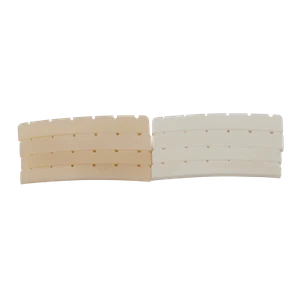 2x Curved Bottom 7.25"/9.5"/10" Radius Bone Nut Slotted Bone Nut for Strat/Tele - Picture 1 of 9