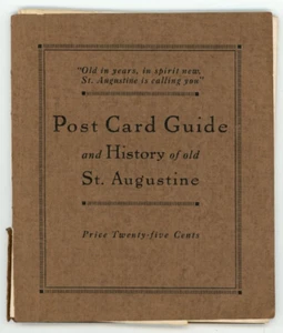 6x7 Guía de postales vintage e historia de San Agustín Florida 38pgs 6 postales - Imagen 1 de 19