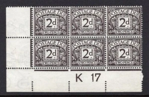 1918 2d AGATE FRANQUEO DEBIDO ROYAL CYPHER WMK CONTROL (K17) BLOQUE DE SEIS. SG D4 - Imagen 1 de 1