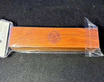 Metallic Dice Games FanRoll Dice Box Cherry Wood Dice Vault Sealed - Image 1 of 4