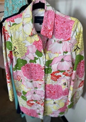 Burberry Gabardina Floral Mujer Grande Foto 1 de 4